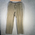 Orvis Khaki Chino Pants Mens 34 Cotton Straight Leg Casual Outdoor Hunting