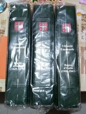 Lotto 3 Album Master Phil Monete Vittorio Emanuele 2°-3° E Umberto I Con Fogli 