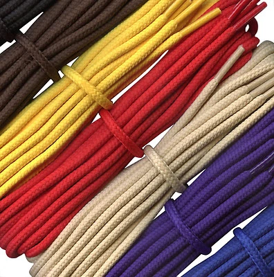 Cordones Fabmania® Cordones Extra Largos Fuertes para Bota - 4 mm - Longitudes 210 a 400 cm