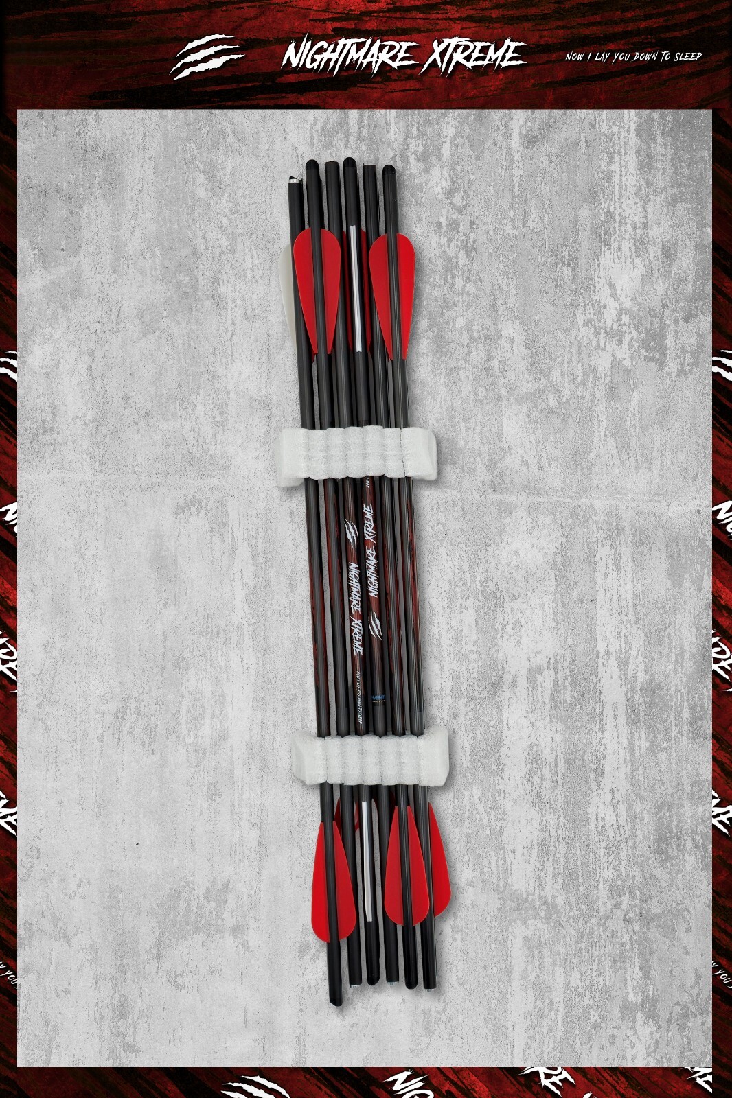 12Pcs 20"or 22'' NIGHTMARE XTREME Crossbow Bolts Carbon Arrows Half Moon Nocks