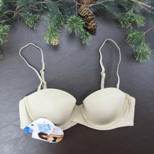 Maidenform Bra 34B Tan Padded Underwire Adjustable Clasp Back New
