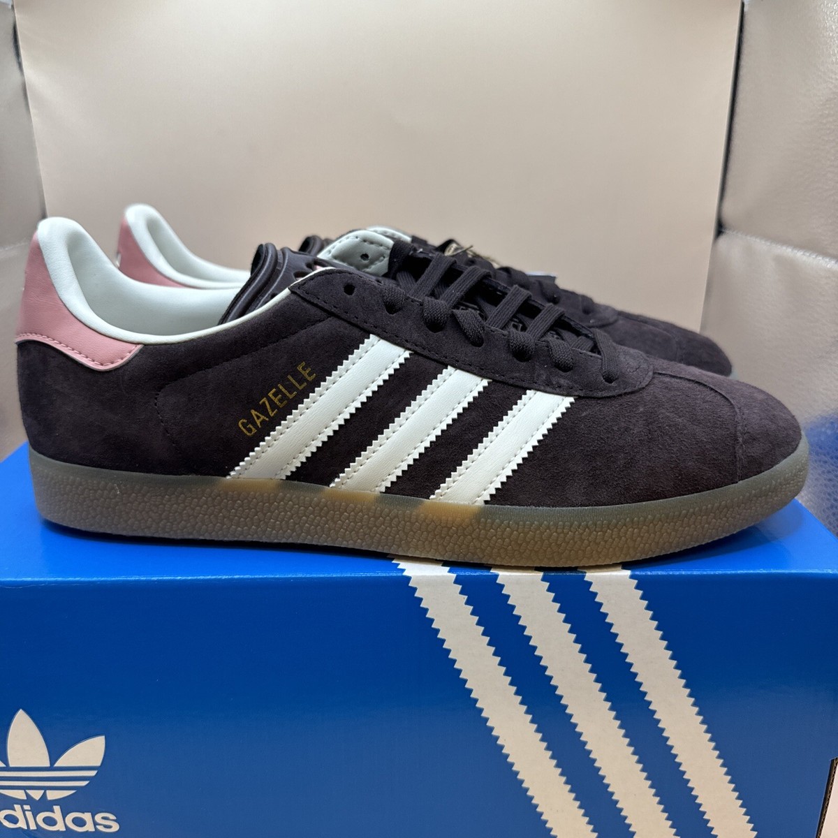 IF3233 adidas Originals Gazelle Shadow Brown Cream White Gum