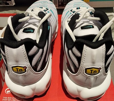 Nike Air Max Plus White Hyper Jade 604133-148 Men's Size 10 Nike Air Max Plus White Hyper Jade 604133-148 Men's Size 10