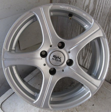 bk racing 15" 5 spoke alloy wheel 6.5jx15 et 18 pcd 4x114.3