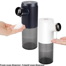 Automatic Soap Dispenser USB Rechargeable IR Sensor Foam/Liquid Touchless, 300ml