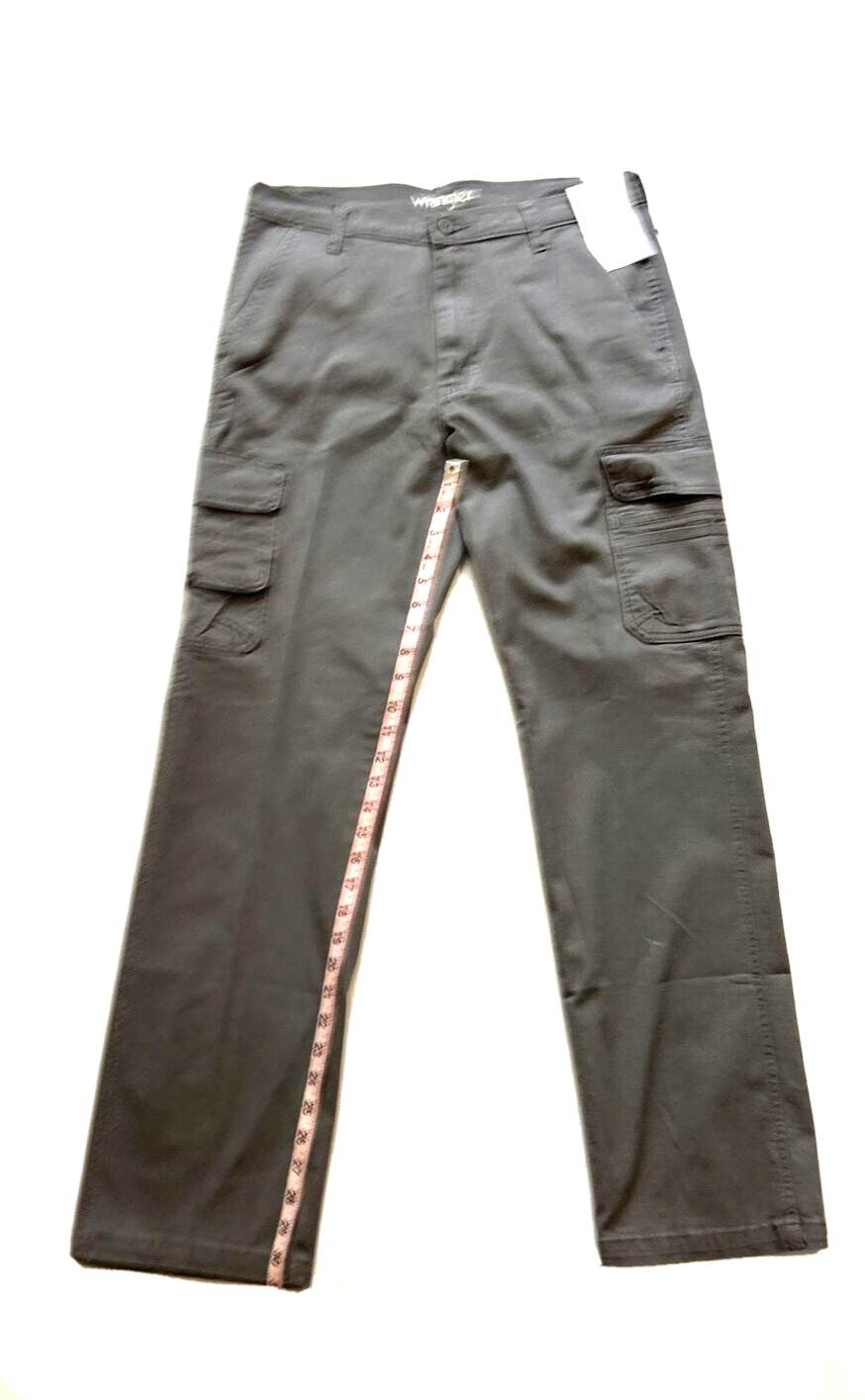 Wrangler Men's Regular Fit Cargo Pants Epic Soft Gray Size 32x32 NEW eBay