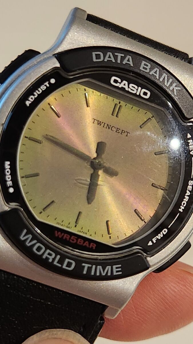 Vintage Casio Abx-53 Twincept Module 1326 WORLDTIME Data Vintage Casio Abx-53 Twincept Module 1326 WORLDTIME Data