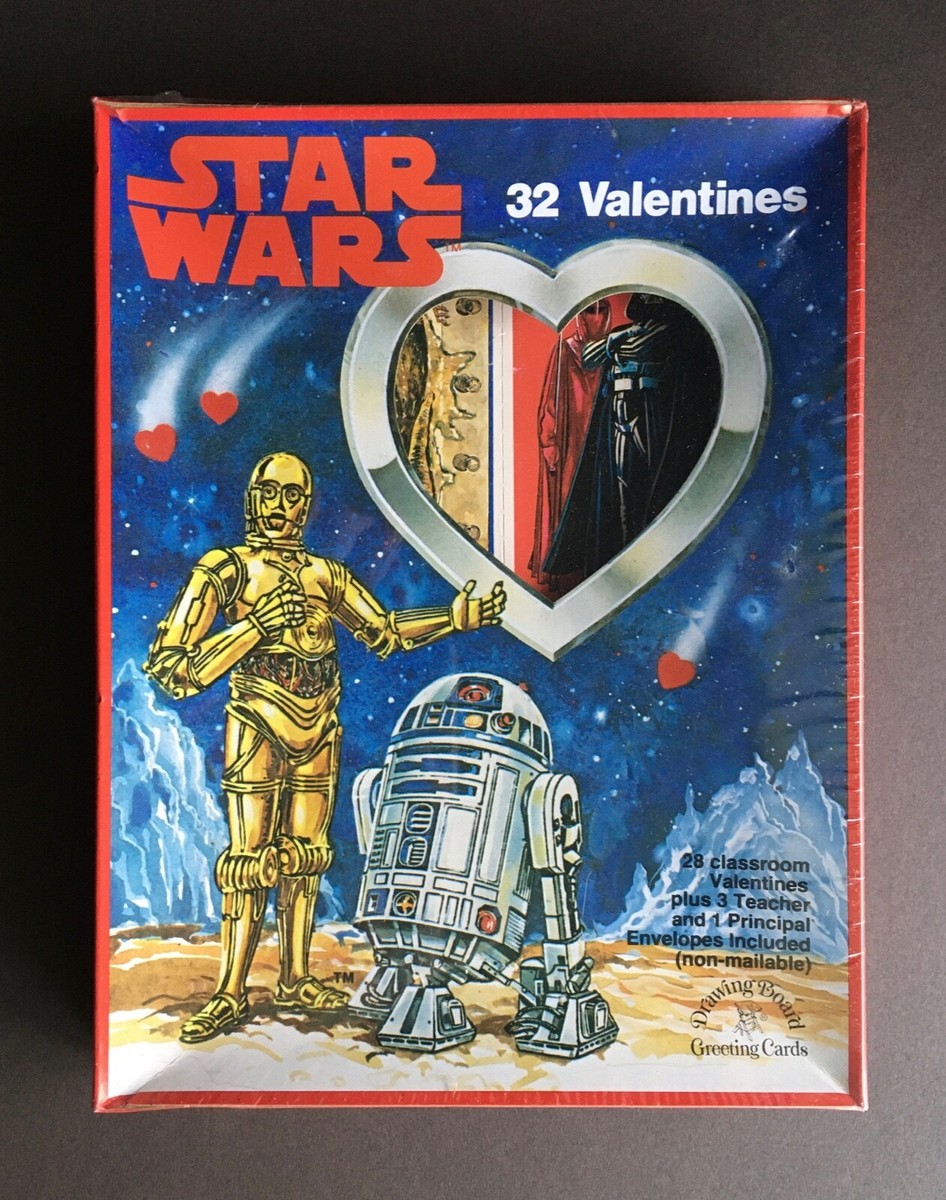 Vintage 1984 Star Wars Valentine Cards - Made in the USA - Sealed