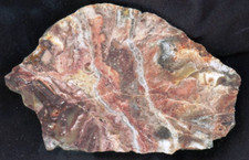 Achat/Agate von Schlottwitz im Müglitztal - schöne Farbe & Maserung - TOP !!