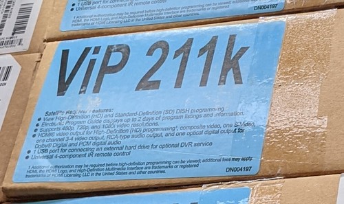 DISH NETWORK VIP211K HIGH DEFINITION SATELLITE TV RECEIVER NIB FROM MANUFACTURER - Picture 5 of 5
