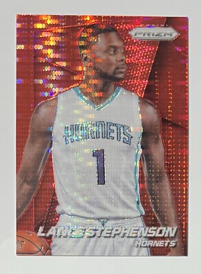 Lance Stephenson 2014-15 Panini Prizm RED PULSAR PRIZM Card #38  -  14/25