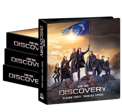 Star Trek Discovery S3 Binder, 78 card base & 78 card Gold Parallel set, P3, +