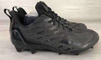 Adidas Adizero GZ6920 Sneakers Men's US 10.5 Black Casual Lace-Up Soccer Cleat