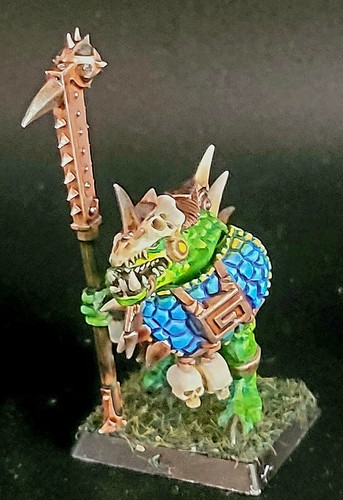 painted Saurus temple guard Lizardmen Old World WFB - Picture 4 of 10