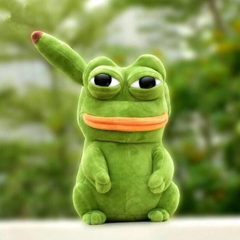 Pepe the frog plush doll cheap