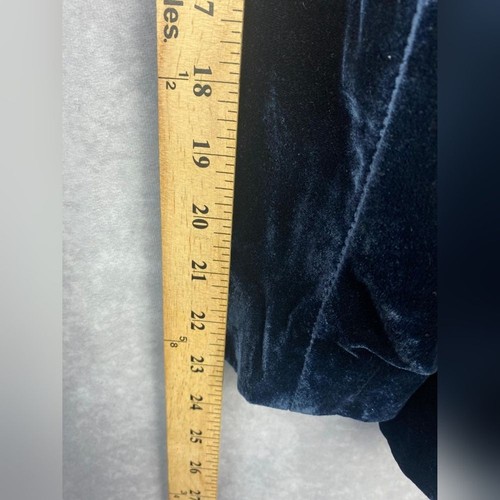 Banana Republic Women Velvet Navy Blue Office Career Blazer Size 10 - Picture 5 of 8