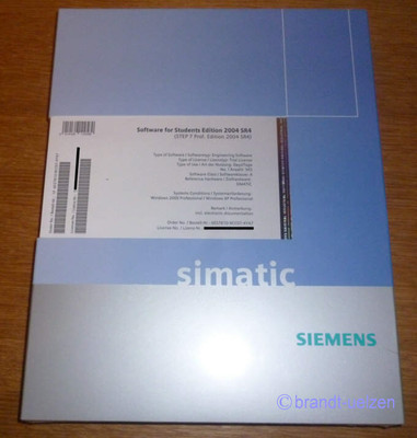 Siemens Step 7 Professional Edition 2004 SR4 V5.3 Simatic S7-300/400 New Dealer