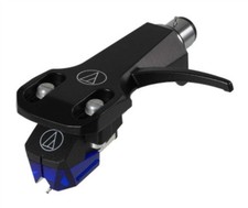 Audio Technica AT-XP3/H Headshell/ DJ Cartridge Combo Kit Black/Blue