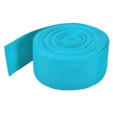 Lightweight Polypropylene Webbing Strap 5cm 10 Yard Aquamarine Blue