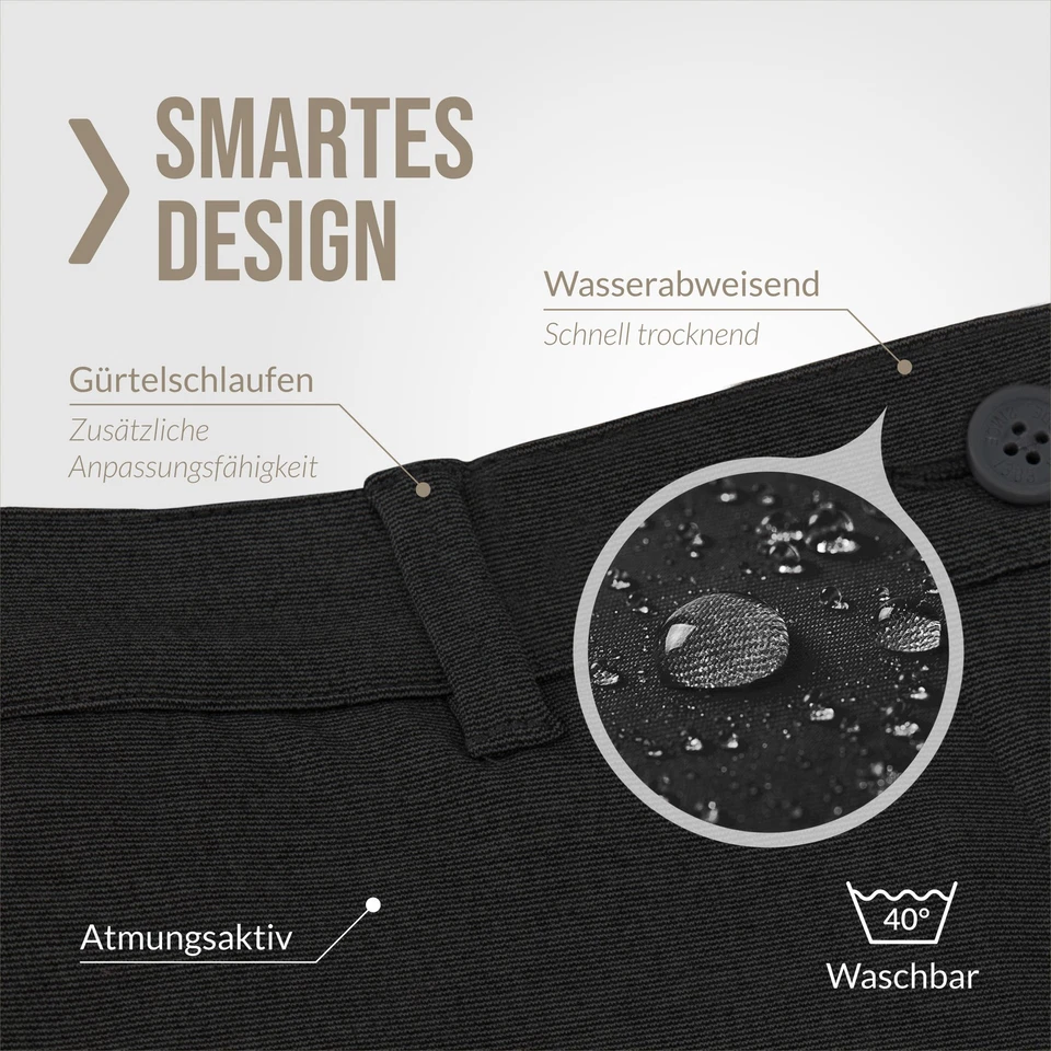 Indicode Herren Chinohose Rodekro-Performance Pants Business Hose Männer Stretch - Bild 3 von 4