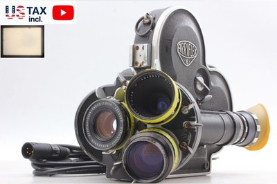 [Exc+5] Arriflex 16ST 16mm Film Movie Camera Xenon 25 50mm 75 Lens From JAPAN