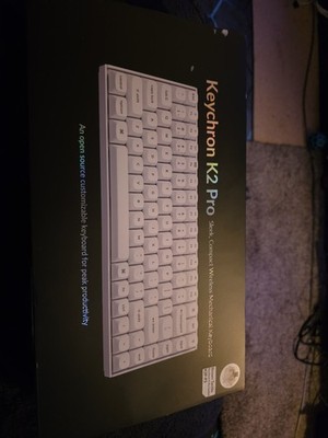 Keychron K2 Pro A Sleek, Compact Wired / Bluetooth Wireless Mechanical Keyboard