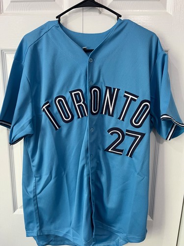Toronto Blue Jays Vladimir Guerrero Jr Powder Blue Jersey Stitched Large