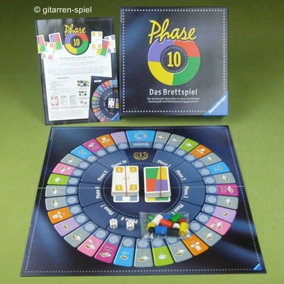 Phase 10 - Das Brettspiel – Komplett 1A Zustand! Ravensburger ©2010 ab 10 Jahren - Bild 1 von 4