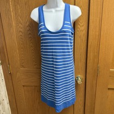 Vineyard Vines Blue & White Striped Tank Dress - Small