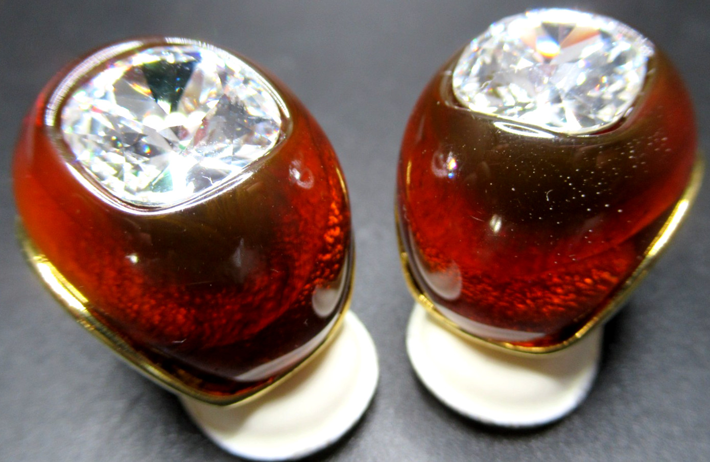 KJL KENNETH J LANE Large Rootbeer Sparkling Ice R… - image 1