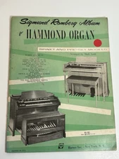 Sigmund Romberg Album For Hammond Organ Words And Music Arranged By Mark Laub