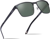Polarisierte Herren Sonnenbrille Metallrahmen UV 400 Fahrerbrille Sportbrille