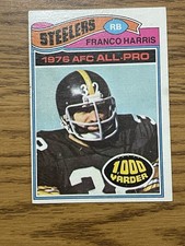 1977 TOPPS VINTAGE FOOTBALL #300 FRANCO HARRIS STEELERS THE IMMACULATE RECEPTION