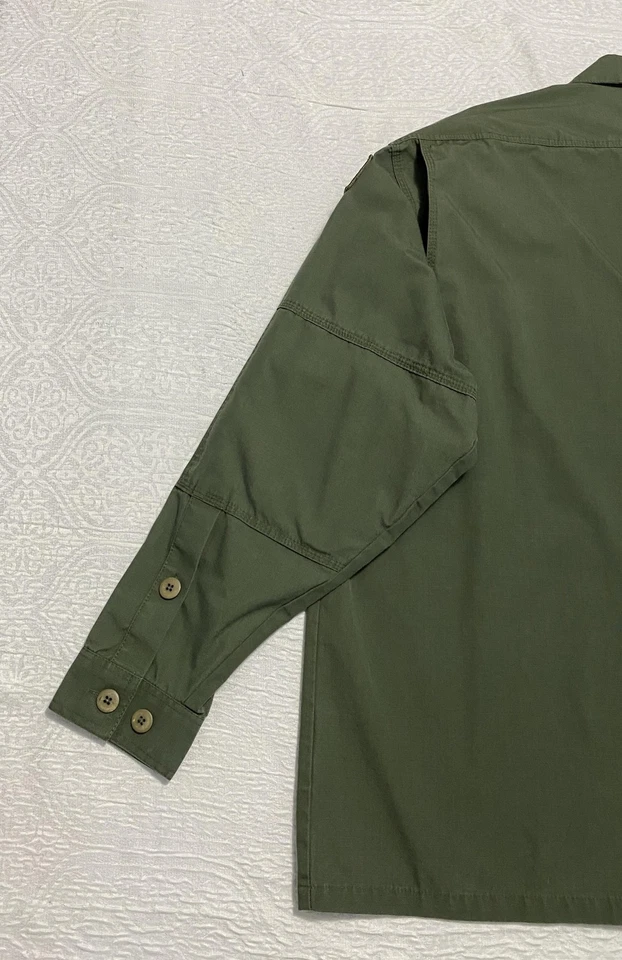 5.11 Tactical Series Shirt Mens 2XL Green FIAT SWAT Uniform Patch Long Sleeve - Image 3 of 4