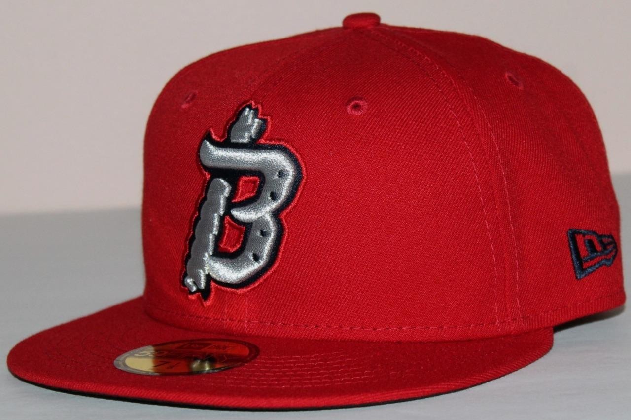 PONY Cappello Berretto BINGHAMTON RUMBLE PONIES NEW ERA 59FIFTY Tg 7 1 8 UFFICIALE SUL CAMPO *3Y