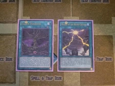 YUGIOH MOUND OF THE BOUND CREATOR ULTRA DRL3 + FALLEN PARADISE DUSA ULTRA NM