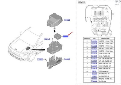 Hyundai Kona SX2 PCB Block Assy 91959n1000 Neue Echt