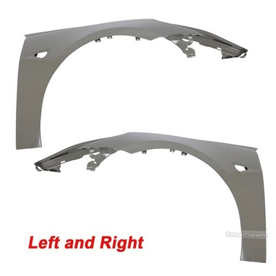 Left and Right Front Fenders for 2017 to 2023 Tesla Model 3 Replacement Pair