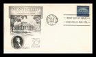 DR JIM STAMPS US COVER MONTICELLO THOMAS JEFFERSON FDC LOWRY CACHET DAMAGED BACK