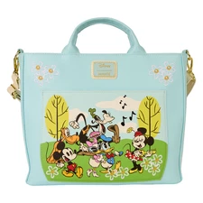 Disney Loungefly Mickey & Friends Park Day Convertible Backpack Tote Crossbody