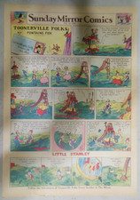 Toonerville Folks Sunday by Fontaine Fox from 7/24/1932 Tabloid Size Color Page