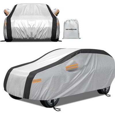 Auto Abdeckplane SUV Schutzhülle Reflexionsdesign 210D Oxford L 485x190x180CM
