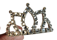 2017 American Girl Lets Celebrate Outfit Silver Tiara with Gems for 18in Dolls