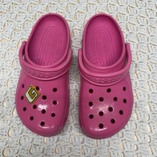 Crocs Clogs Slip On Sandals Men s Size 5 / Women Sz 7 Barbie Pink Adult Classic
