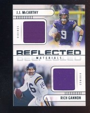 2025 Panini Luminance Reflected Materials JJ McCarthy Rich Gannon Dual Patch