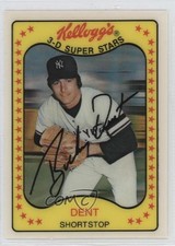 1981 Kellogg's 3-D Super Stars Bucky Dent #7 3n4
