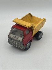Vintage Marx Pressed Steel Red  Yellow Dump Truck
