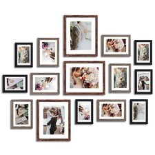 Picture Frames Set, Gallery Wall Frame Set Picture Frames Collage 15 Pack for...