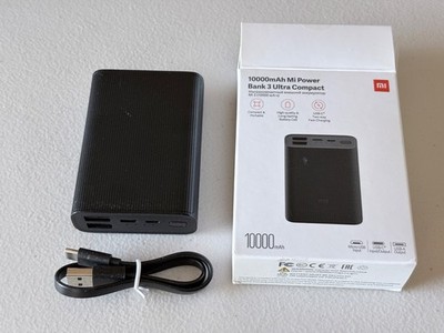 Xiaomi Mi Power Bank 3 Ultra Compact 10000mAh, 22.5W Fast Charge, Reset