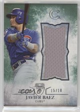 2015 Triple Threads Unity Single Jumbo Relics Emerald 15/18 Javier Baez 4g0